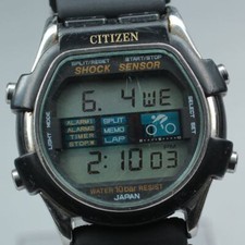 Raro! Vintage Anos 80 CITIZEN Sensor de Choque D130-312571 Y Relógio Digital Masculino JAPÃO comprar usado  Enviando para Brazil