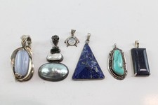 Sterling silver pendants for sale  LEEDS