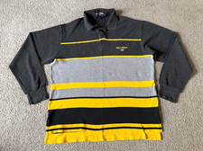 Usado, Camisa polo masculina de rugby listrada manga longa esporte Ralph Lauren vintage - Tamanho XL comprar usado  Enviando para Brazil