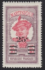 Timbre martinique 1922 d'occasion  Sarreguemines