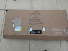 Steel garden bench for sale  BURTON-ON-TRENT