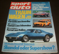 Sport Auto 9/1978 Opel Monza, Mercedes 280 CE, Opel Kadett C, Chevrolet Corvette comprar usado  Enviando para Brazil