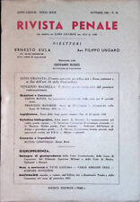 Rivista penale. anno usato  Italia