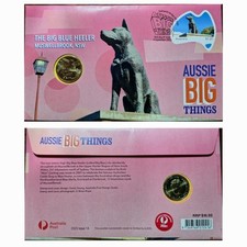 2023 The Big Blue Heeler $1 moeda PNC/FDC $1.20 selo Ltd para 6500, usado comprar usado  Enviando para Brazil