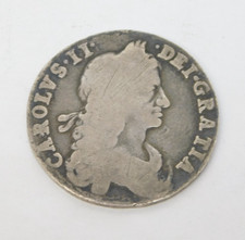 Usado, Moeda de prata AR xelim antiga 1665 King Charles II em bom estado comprar usado Usado, Moeda de prata AR xelim antiga 1665 King Charles II em bom estado comprar usado  Enviando para Brazil