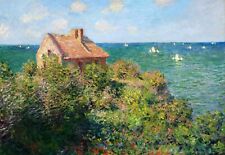 Pintura a óleo Claude-Monet-Fisherman's-Cottage-at-Varengeville impressão vista comprar usado  Enviando para Brazil