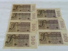 Reichsbanknoten 500 millionen gebraucht kaufen  Sindelfingen