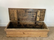 Wooden chest trunk for sale  SHEPTON MALLET