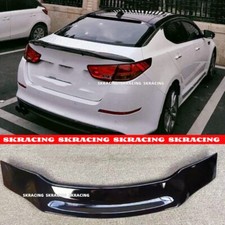 Para 2011-2022 Kia Optima K5 traseira tronco lábio spoiler preto brilhante asa FRP comprar usado  Enviando para Brazil
