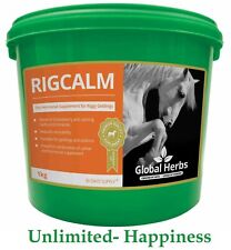 Global Herbs rigcalm 1KG-Suplemento Rig calma Para Cavalos-Frete Grátis comprar usado  Enviando para Brazil