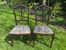 Pair edwardian mahogany for sale  DRIFFIELD