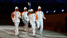Fiaccola olimpica dei usato  Montepulciano