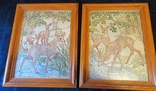 Vintage embroidered deer for sale  Council Bluffs