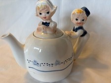 Bule infantil vintage Enesco Dutch Treat menina e menino comprar usado  Enviando para Brazil