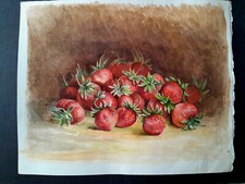 Aquarelle nature morte d'occasion  France