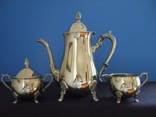 Versilberte kaffee teekanne gebraucht kaufen  Netphen