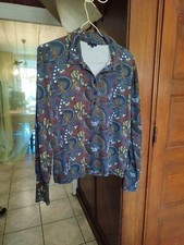 Chemise violette aztèque d'occasion  Nogent
