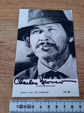 Orig. Autogrammkarte Charles Bronson signiert RAR Chaots Land Das Gesetz bin ich comprar usado  Enviando para Brazil