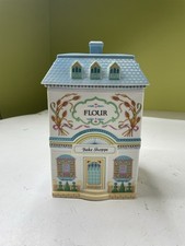 Usado, 1990 The Lenox Village Fine Porcelain Bake Shoppe vasilha “FARINHA” conjunto com 2 peças comprar usado  Enviando para Brazil