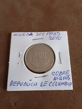 COLOMBIA 🇨🇴 200 PESOS 2010 Cobre_Niquel Km 131, usado comprar usado  Enviando para Brazil