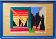 Tableau moderne flagellation d'occasion  Seiches-sur-le-Loir