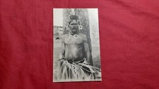 Cartão postal vintage Japão Truk Island foto vestido homem nativo década de 1920/c comprar usado  Enviando para Brazil