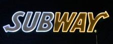 Illuminated subway sandwiches for sale  Tustin