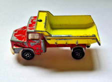 MAJORETTE 205 SCANIA LS 140 CAMINHÃO BASCULANTE CABINE VERMELHA, AMARELO DUMPER VINTAGE 1976 PERFEITO ESTADO comprar usado  Enviando para Brazil