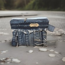 Jeans tasche upcycling gebraucht kaufen  Oberaula