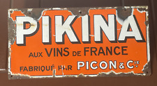 Plaque emaillée pikina d'occasion  Hagetmau