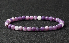 Bracelet perles lépidolite d'occasion  Bordeaux-