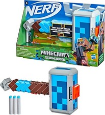 Usado, Martelo de jateamento de dardos NERF Minecraft Stormlander comprar usado  Enviando para Brazil