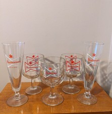 Budweiser beer glasses for sale  Plainfield