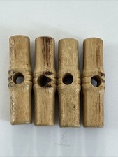 Wooden toggle buttons for sale  LONDON