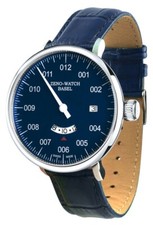 ZENO BASEL Bauhaus Azul Ref. Relógio masculino de couro quartzo duplo C0073Q-Di4 comprar usado  Enviando para Brazil