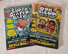 The Adventures of Super Diaper Baby- 1st  Epic Novel / Ook Gluk King Fu Cavemen comprar usado  Enviando para Brazil