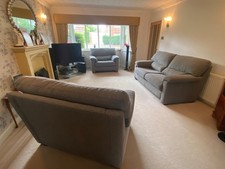 Grey fabric piece for sale  WOLVERHAMPTON