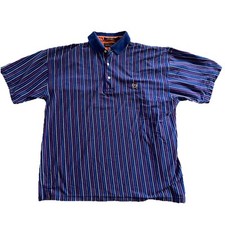Camisa polo listrada vertical colorida média vintage Tommy Hilfiger manga curta comprar usado  Enviando para Brazil