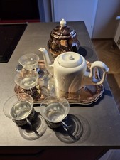 Teeservice versilbert glaseins gebraucht kaufen  Leuna
