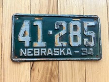 1934 nebraska license for sale  Tacoma