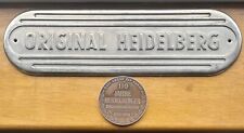 Original heidelberg name for sale  GLASGOW