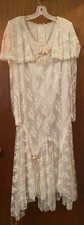Vestido Boho Pradera Victoriana Encaje Elegancia Campestre Susan Lanes De Colección segunda mano  Embacar hacia Mexico