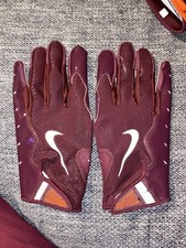 Luvas de futebol Nike Vapor Jet 7.0 Virginia Tech Hokies PE usadas em jogos marrom 2XL comprar usado  Enviando para Brazil