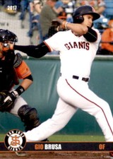 Cartão de beisebol 2017 San Jose Giants Grandstand #6 Gio Brusa Lodi Califórnia CA comprar usado  Enviando para Brazil