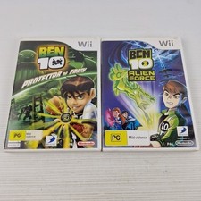 Nintendo Wii Ben 10 Protector Of The Earth, conjunto de discos Alien Force 2.  comprar usado  Enviando para Brazil