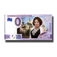 Usado, Nota de lembrança de 0 euros Emilia Vasaryova "Eva Nova" Herecka cor personalizada tcheca comprar usado  Enviando para Brazil