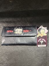 Carteira de couro preta Betty Boop 2004 com etiquetas comprar usado  Enviando para Brazil