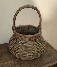 Vintage weidenkorb rattangefle gebraucht kaufen  Oberhausen