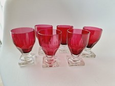 Vintage set cranberry for sale  Burlingame