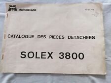 Catalogue solex 3800 d'occasion  Conches-en-Ouche